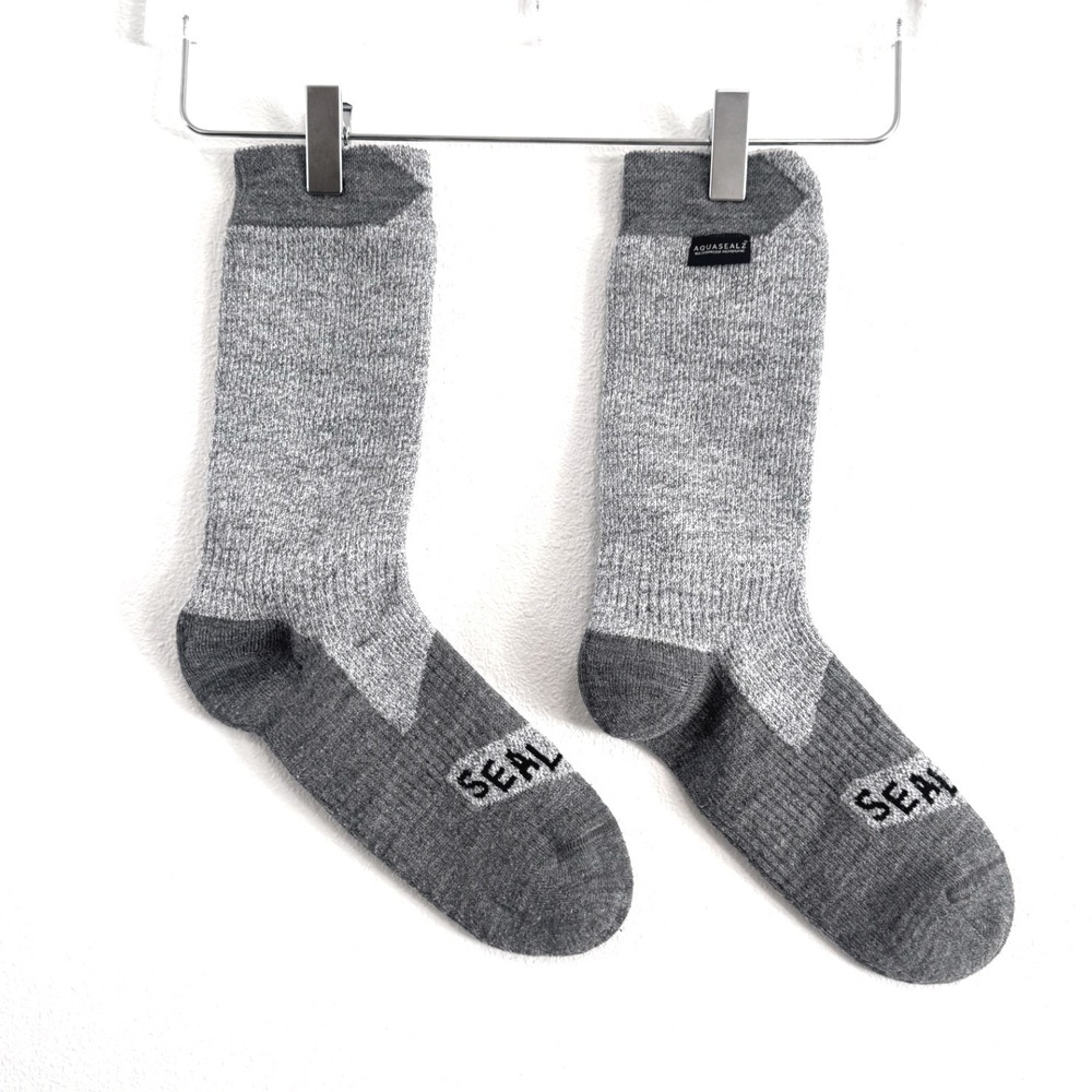 Sealskinz Raynham Waterproof All Weather Mid Length Socks - Grey Marl